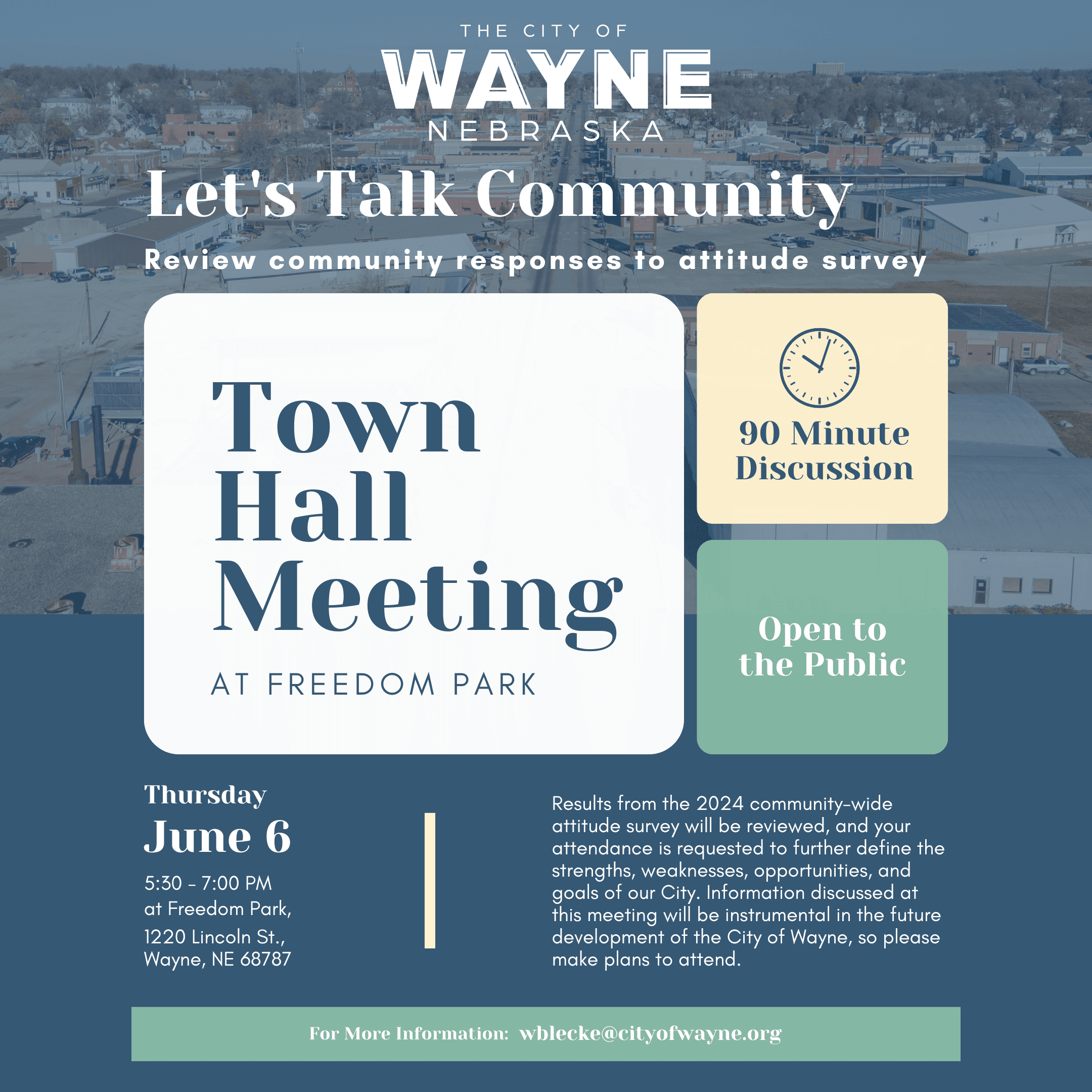 CityoOfWayne_TownHallMeeting_SurveyRecap_Post